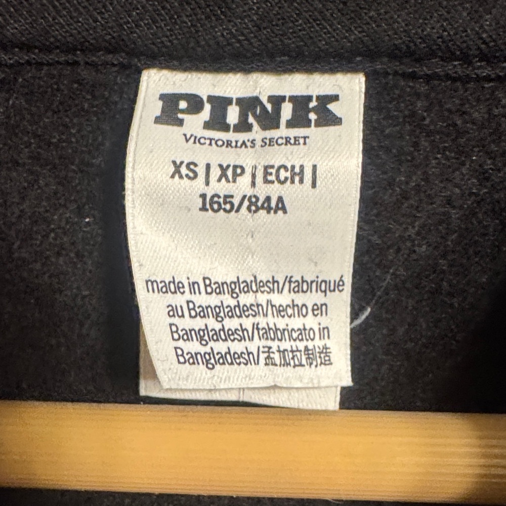 PINK Victoria's Secret Ivy Fleece Campus Zip Hoodie - Picture 6 of 8